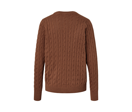 Feinstrickcardigan mit Zopfmuster