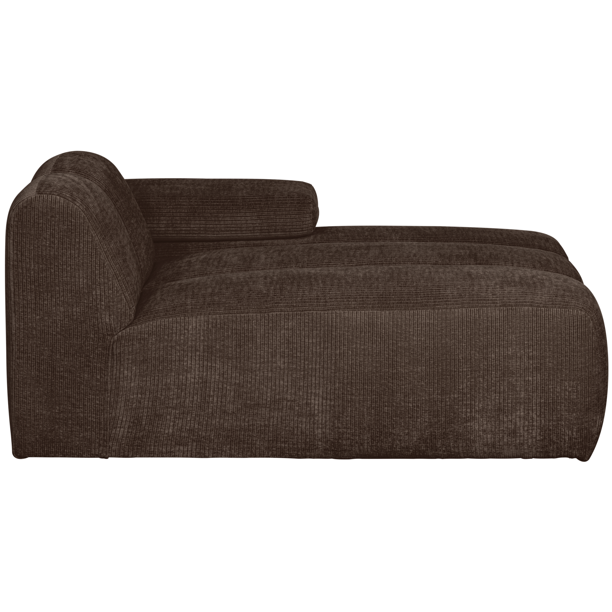 Chaise Longue Mojo Element Mojo Chaise Longue Element Rechts - Geweven Ribstof - Bruin