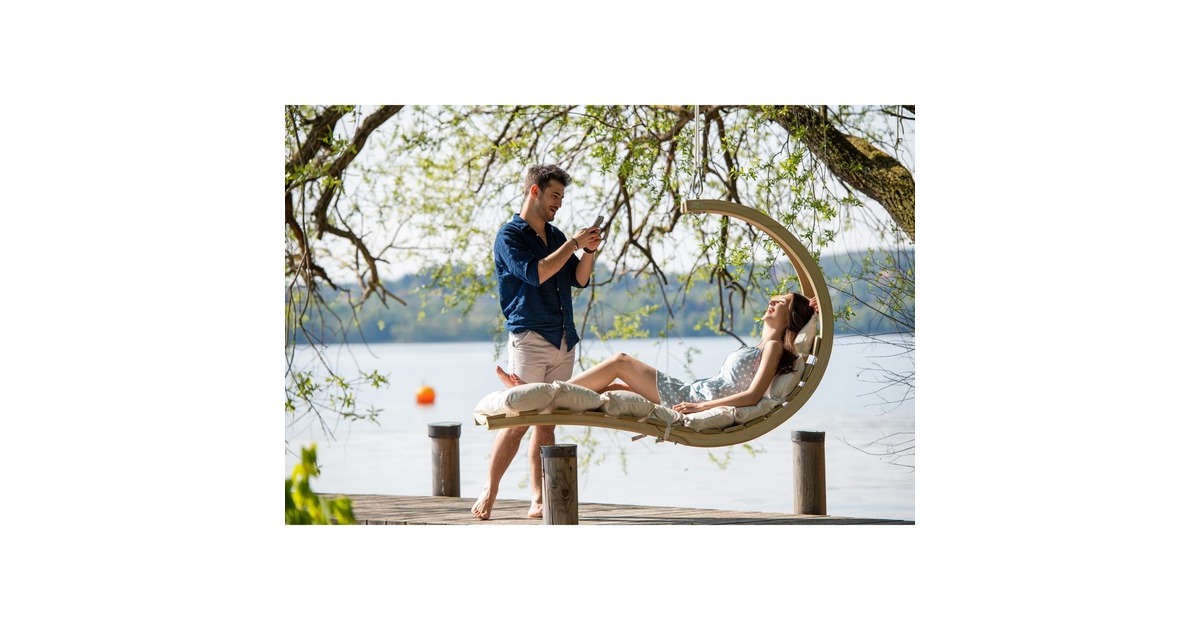 AmazonasSwing Lounger Creme hangstoel  (Crème)