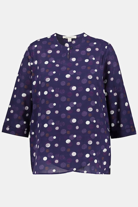 Bellieva-Bluse, Stillfunktion, Rundhals, Biobaumwolle, GOTS