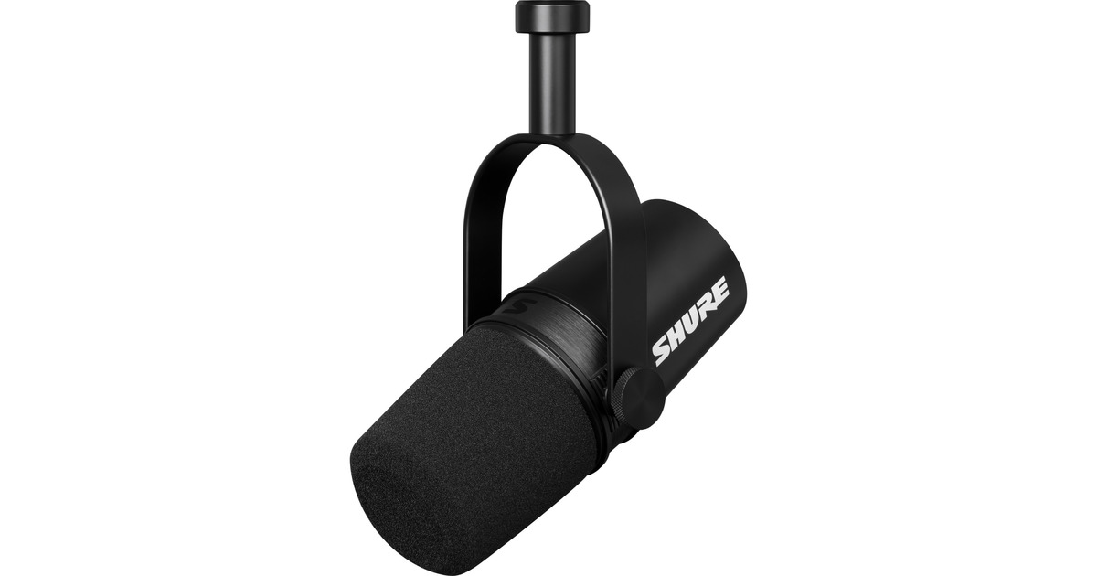 SHUREMV7X Podcastmicrofoon  (Zwart)
