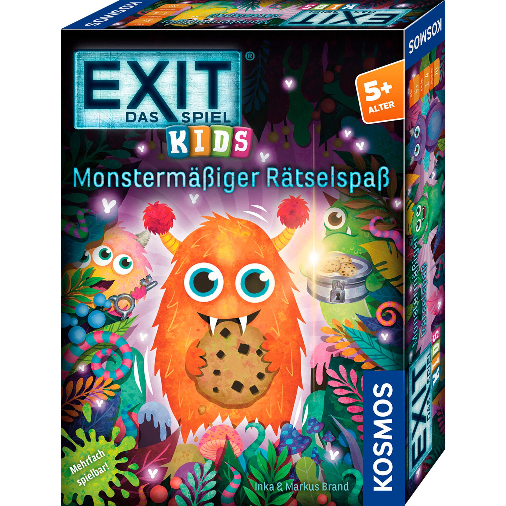 Kosmos Partyspiel EXIT - Das Spiel Kids: Monstermäßiger Rätselspaß
