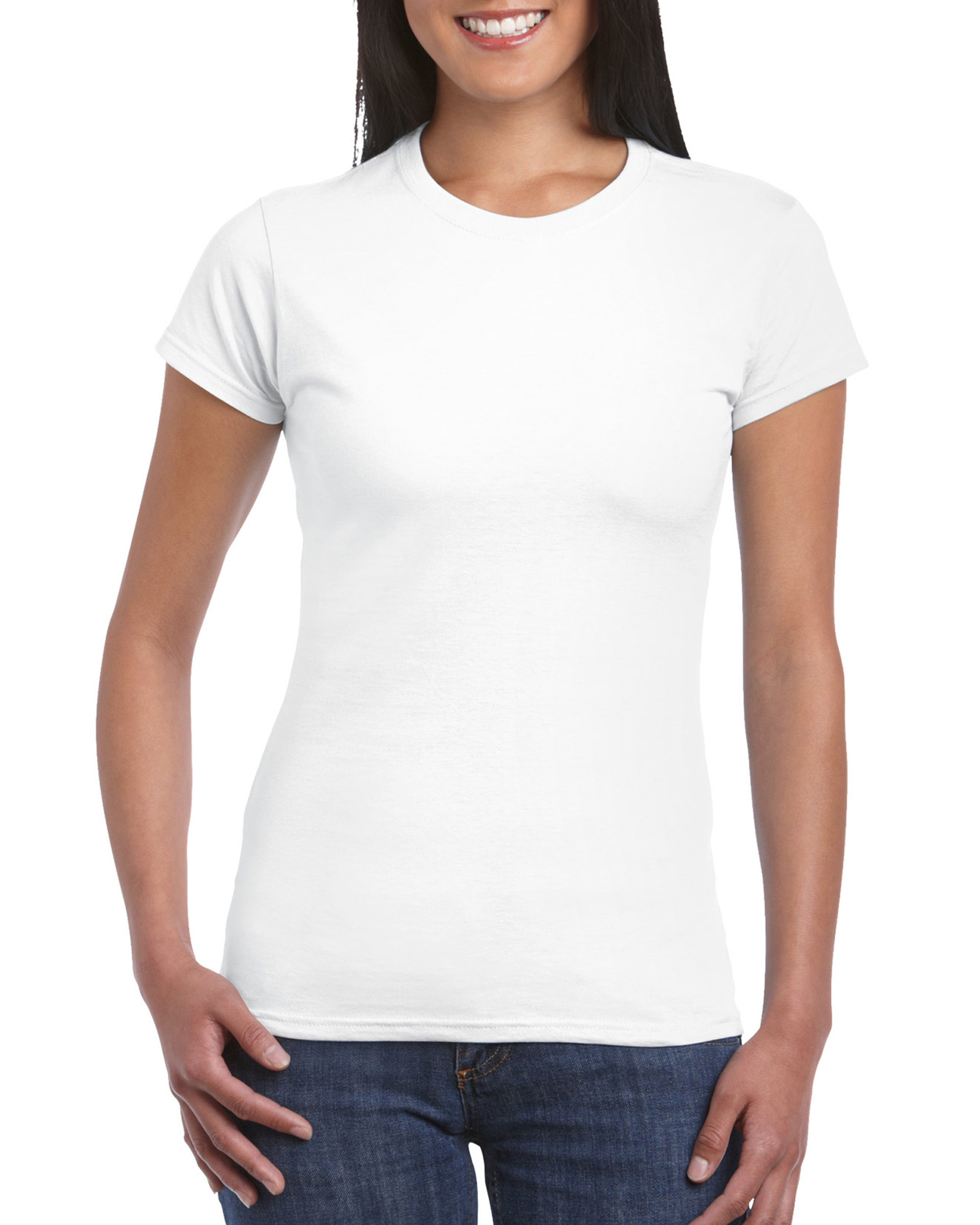 Gildan 64000L - T-shirt manches courtes femme RingSpun