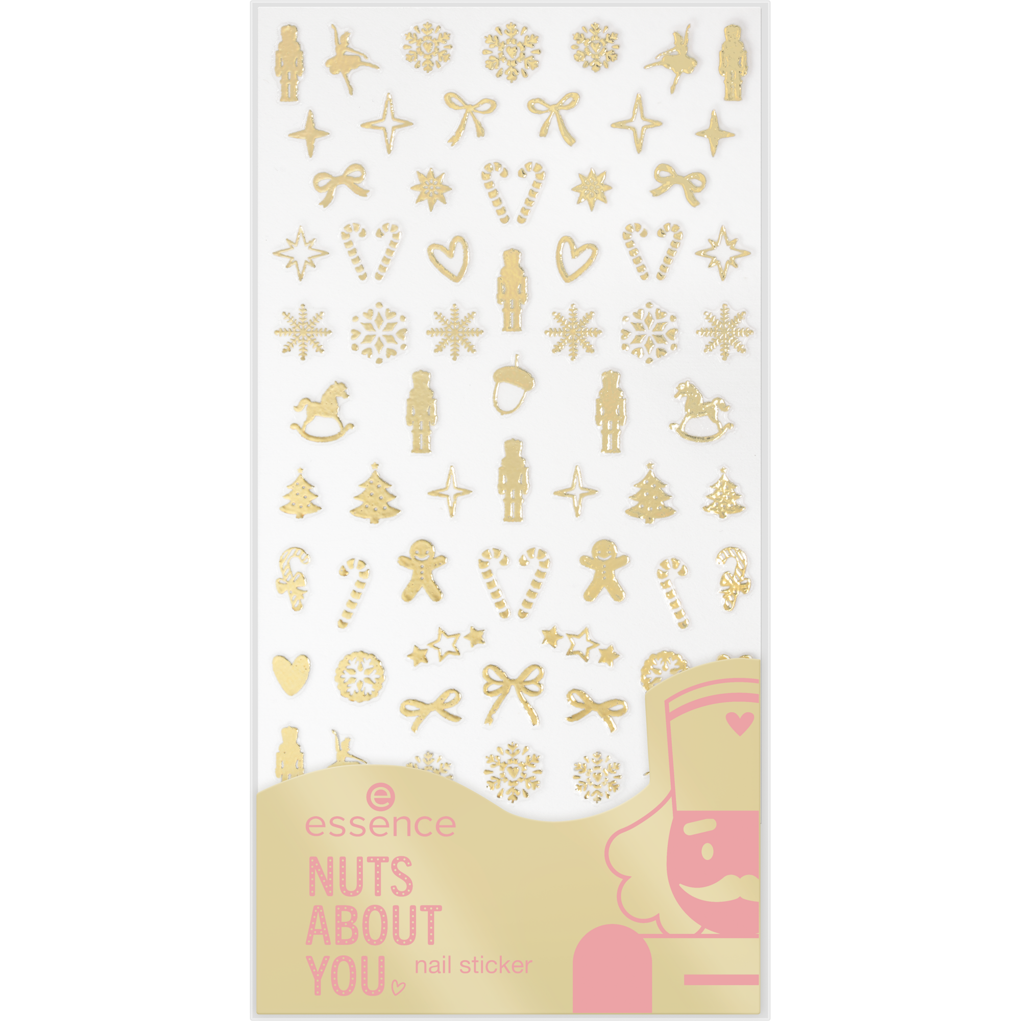 NUTS ABOUT YOU nail sticker