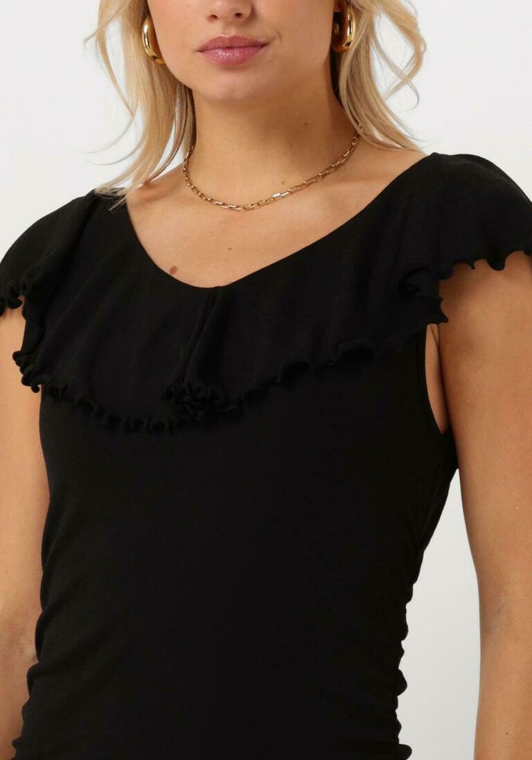 MODSTR\u00D6M zwarte modstr&ouml;m midi jurk hugomd dress