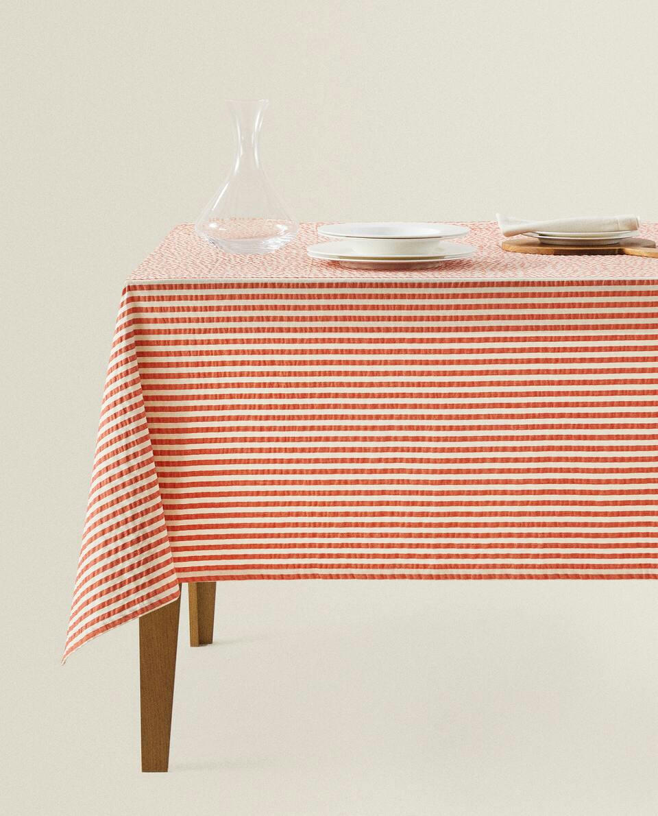 TOALHA DE MESA LISTRADA
