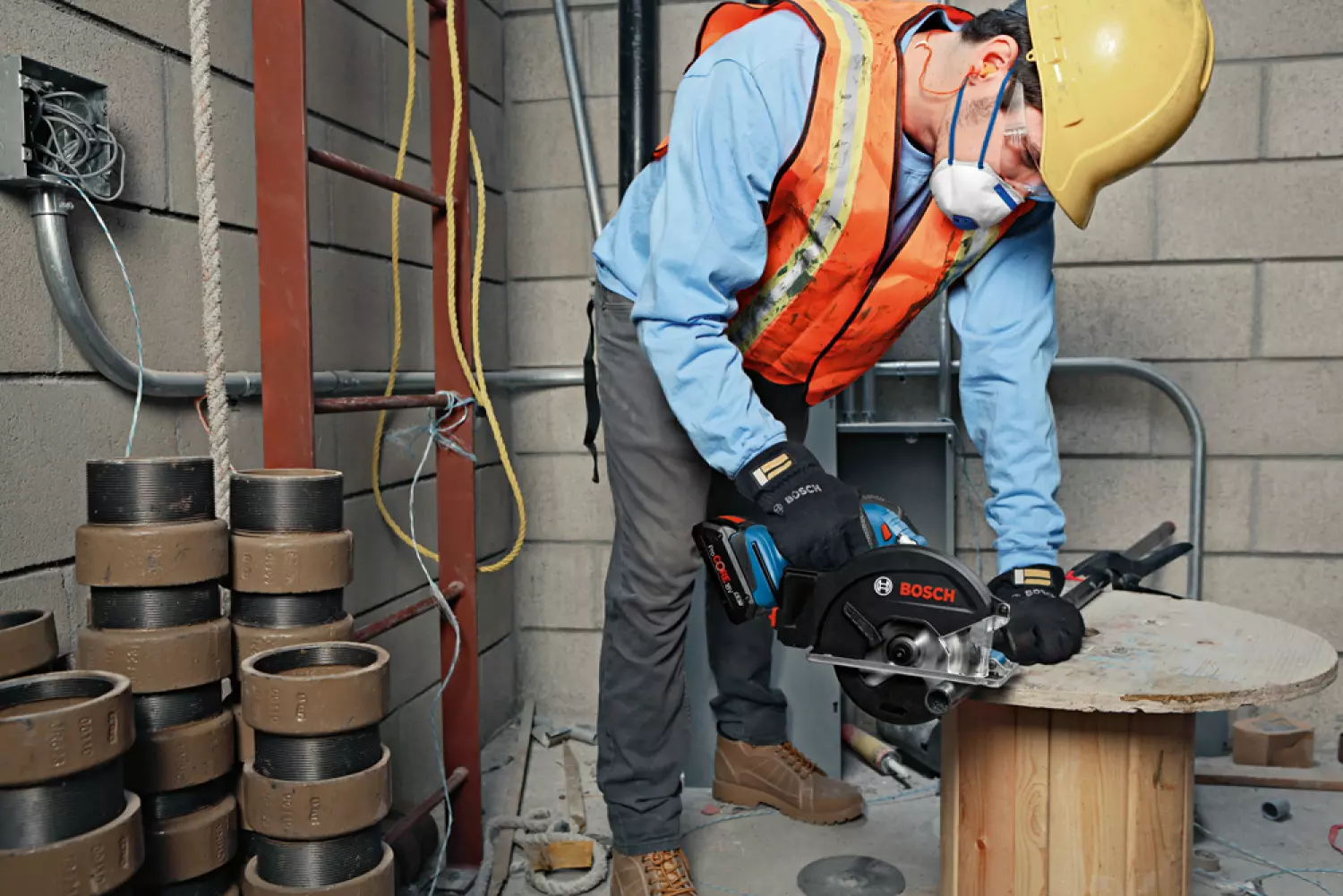 Bosch GKM 18V-50 18V Li-ion Accu cirkelzaag body - 136 mm