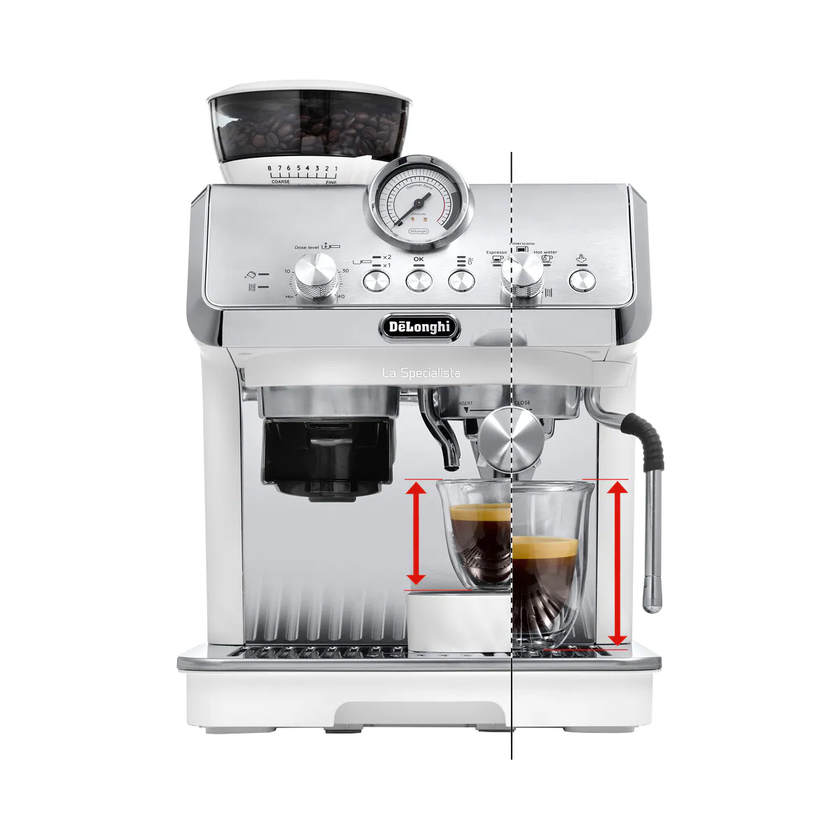 DeLonghi La Specialista Arte EC9155.W manuell kaffemaskin