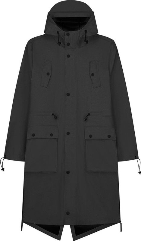 Maium - Original Parka - Regenjas - Zwart - Unisex