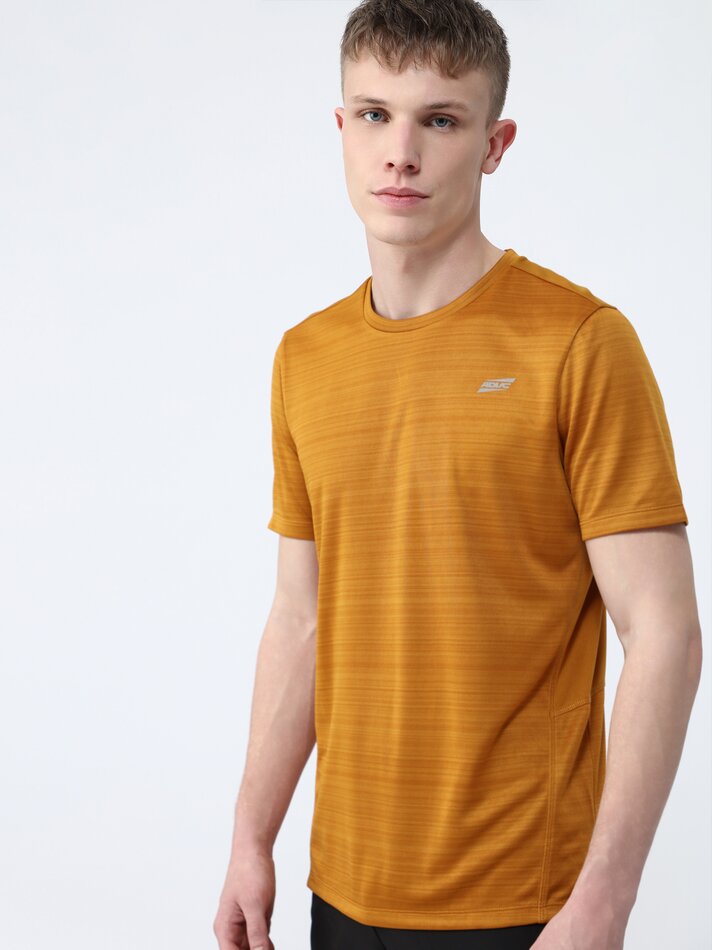 Camiseta esportiva técnica para meninas - Abóbora