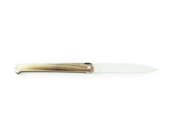 Laguiole 12 cm Ancestral - Pointe de Corne - Plein Manche Couteau de poche par Laguiole en Aubrac