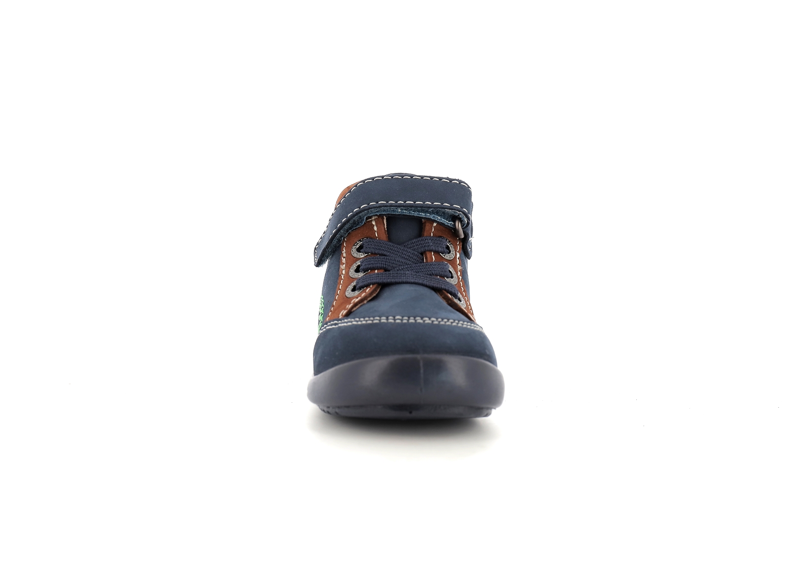 Kickers-KINOE 878670 Nubuck Bleu Marron