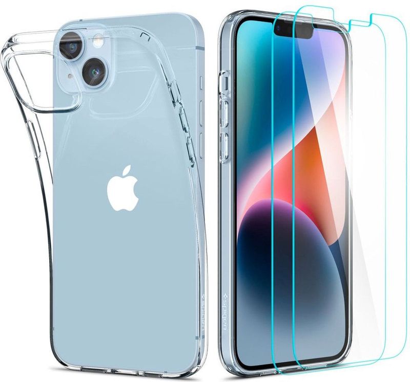 Spigen - Crystal Pack - Smartphonehoes - Transparant - TPU - Glas.Tr