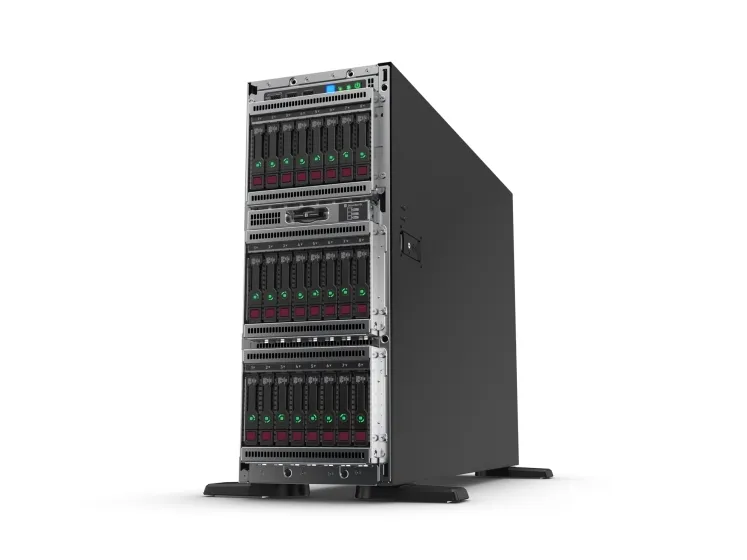 HPE ProLiant ML350 Gen10 Base - Server - tower 4U - 2-vejs - 1 x Xeon Silver 4208 / op til 3.2 GHz - RAM 16 GB - SATA/SAS - hot-swap 2.5