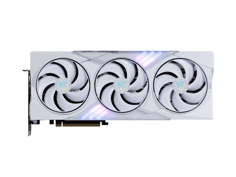 MSI Grafikkarte RTX 5080 Gaming Trio OC White 16 GB Gamer-Grafikkarte mit 16 GB GDDR7-Speicher, ermöglicht Auflösungen bis zu 8k