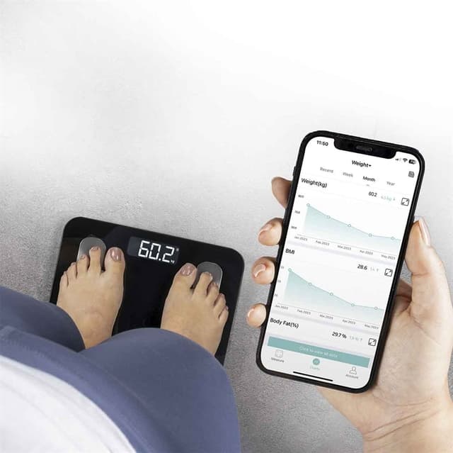 Tunturi Smart Badevægt med App