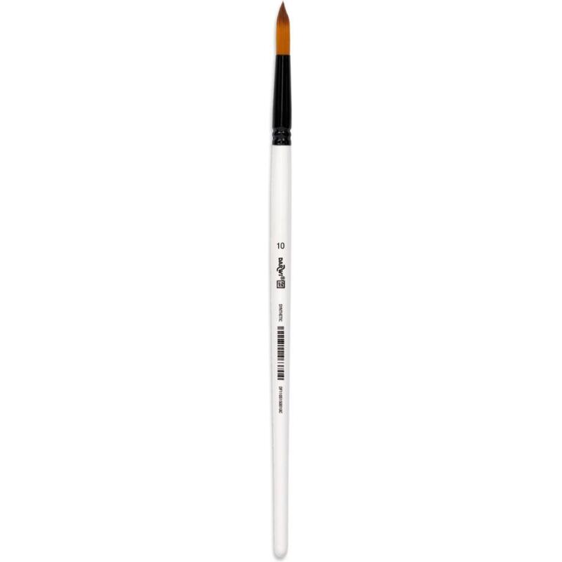 Darwi For You pinceau rond 6,5 mm taille 10 - Blanc