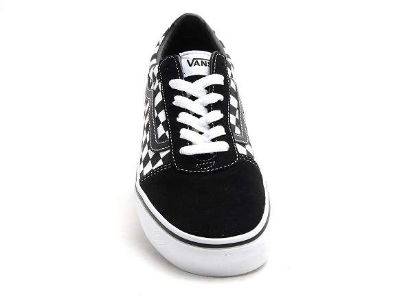Vans basses femme ward yt checkered cvs noir