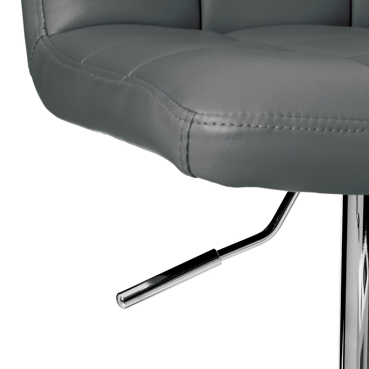 TABOURET DE BAR GRIS DELEK