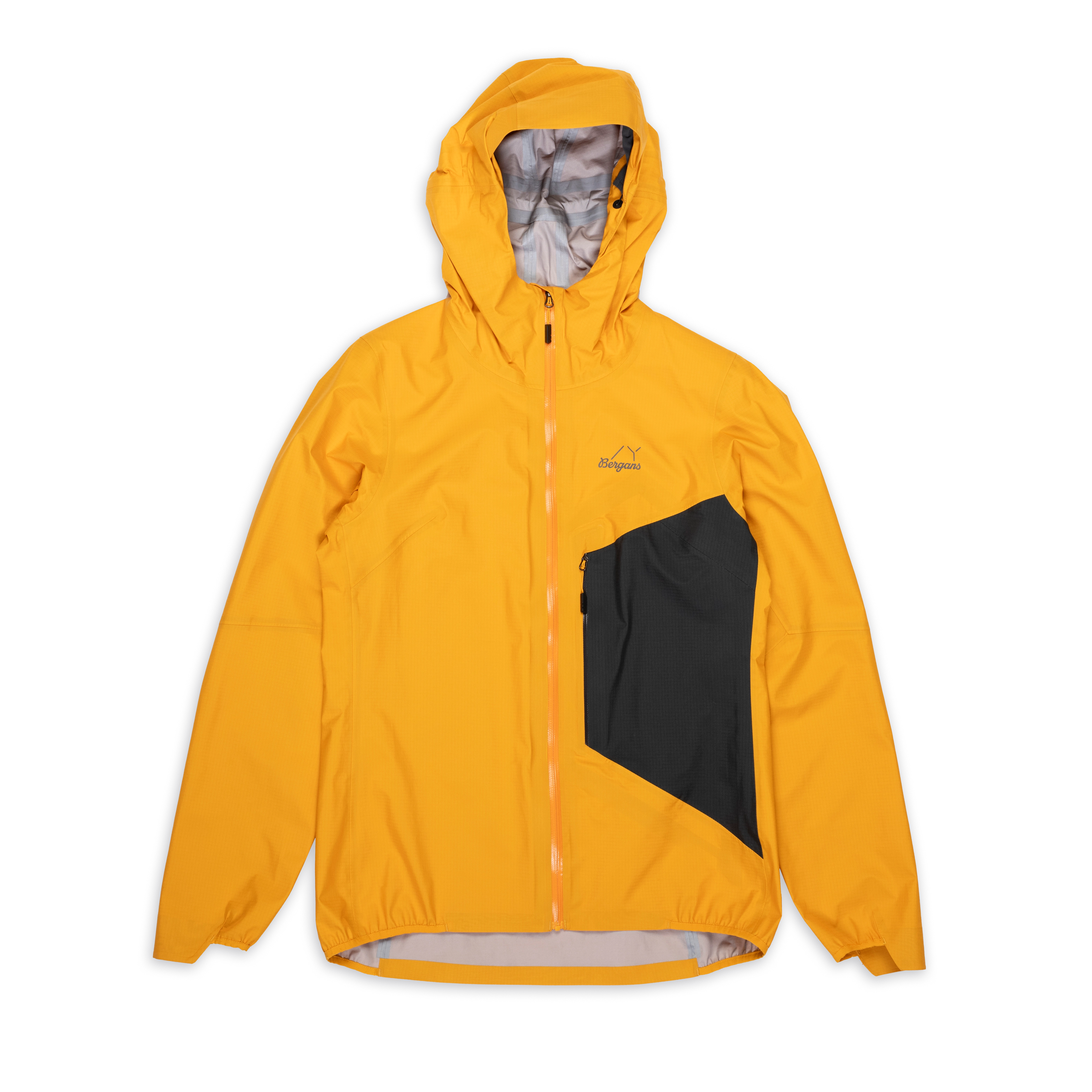 Y LightLine Air 3L Shell Jacket Women Mango Yellow / Dark Shadow Grey