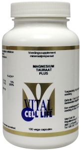 Vital Cell Life Magnesium tauraat plus b6 100cap