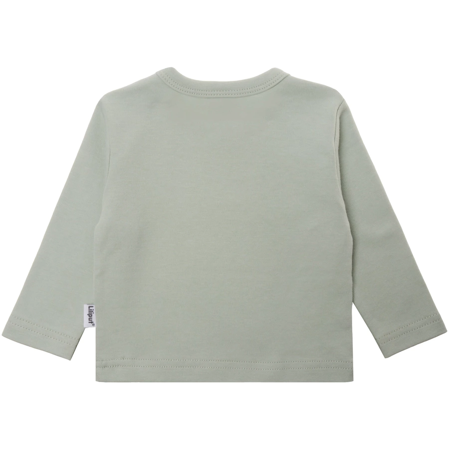 Liliput Langarmshirt Let the cozy season begin hellgrün