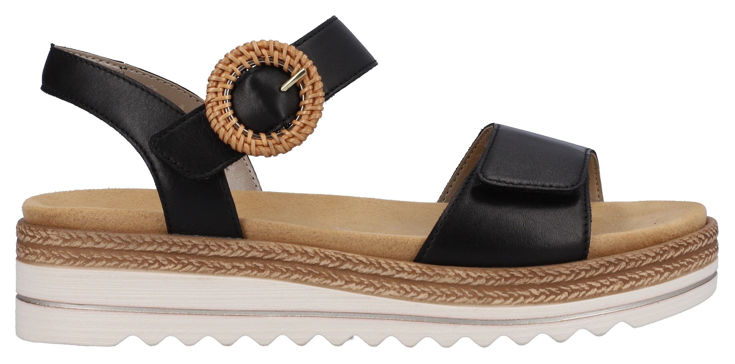 Remonte Keilsandalette  , Sommerschuh, Riemchensandale mit praktischem Klettverschlüssen