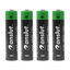Oppladbare AAA-batterier 4-pk 1000 mAh 1,2 V