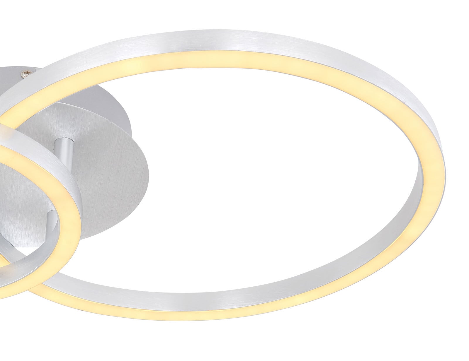 REGGY Deckenlampe weiß 67238-18, B/H/T: 42 x 7,5 x 30 cm, Kunststoff, Metall