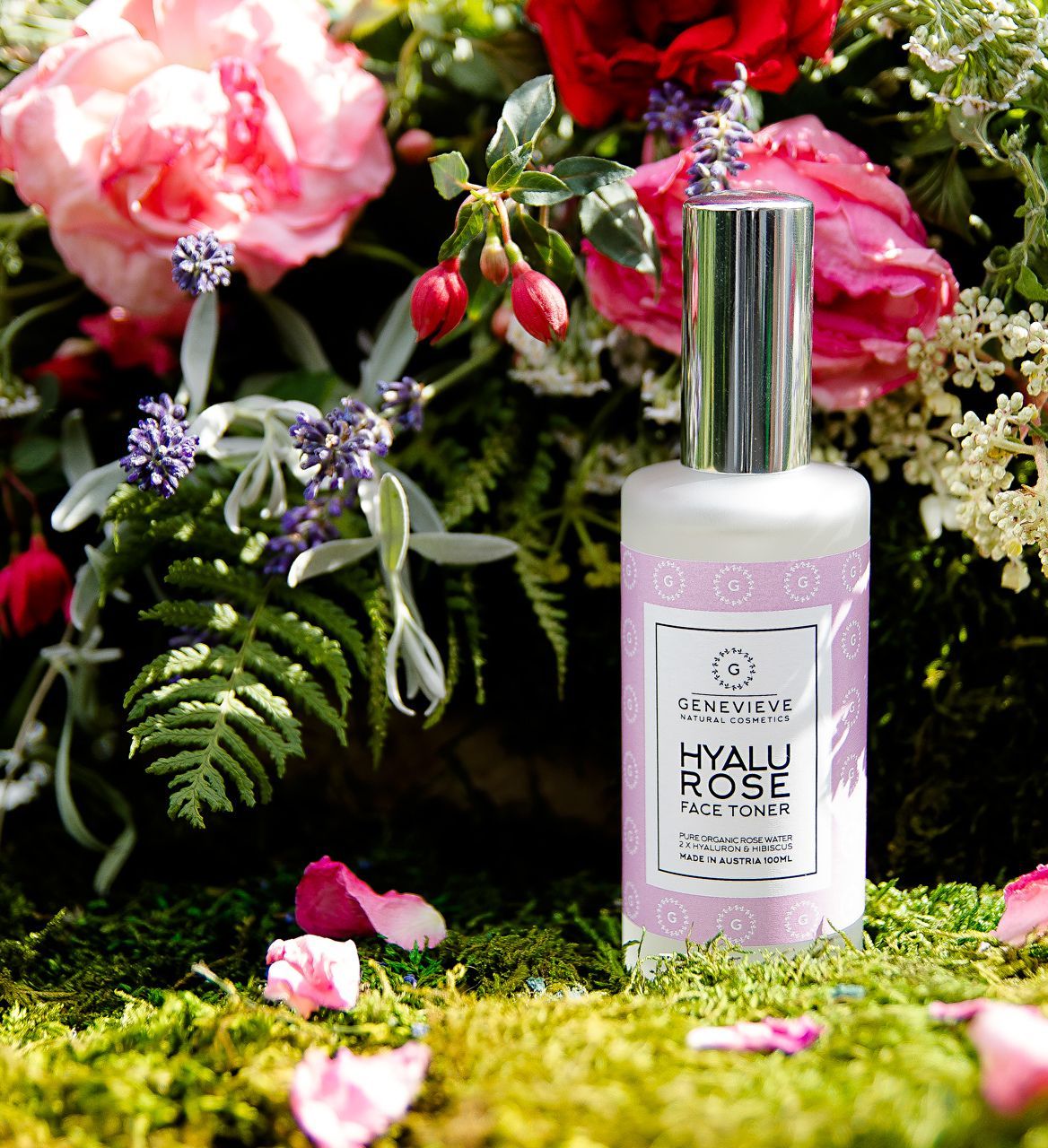 GENEVIEVE - HYALUROSE GESICHTSSPRAY TONER Feuchtigkeit, Reinigung und Settingspray