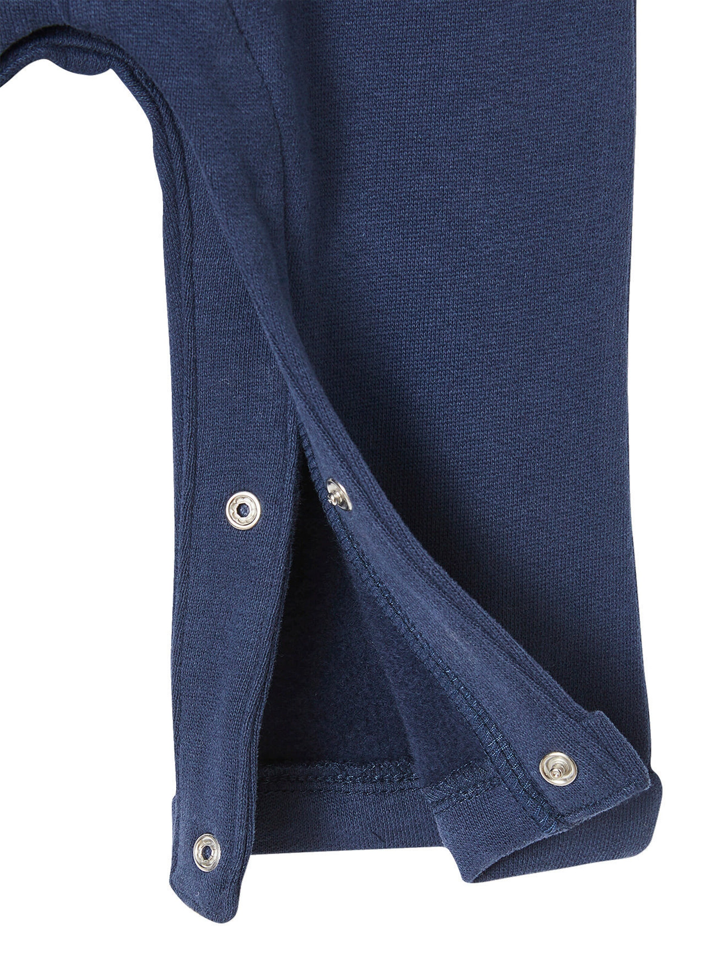 Vertbaudet Jungen Baby Latzhose aus Sweatware marine