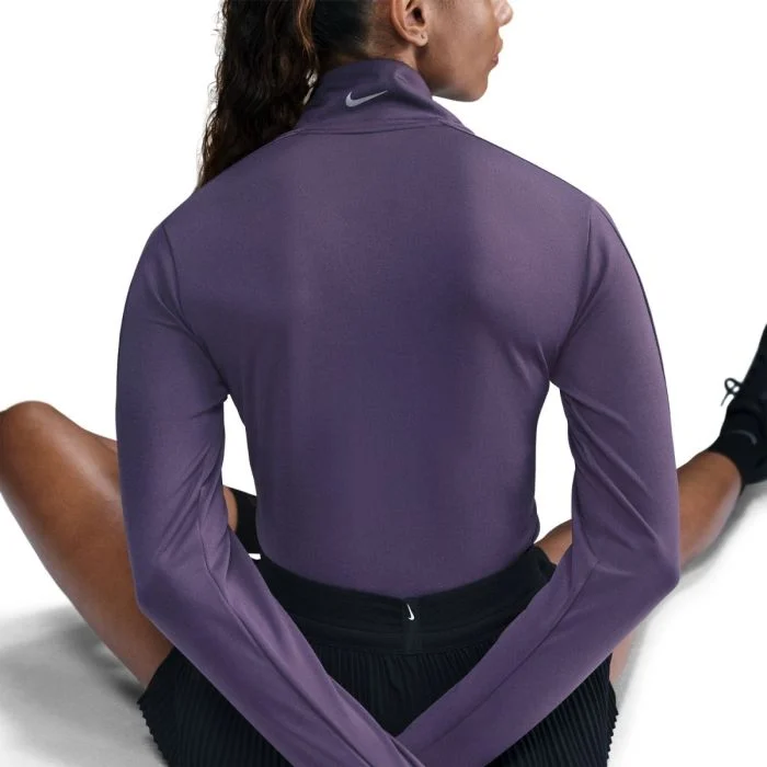 Nike Dame Trøjer Dri-FIT Pacer Half Zip GLS Lilla