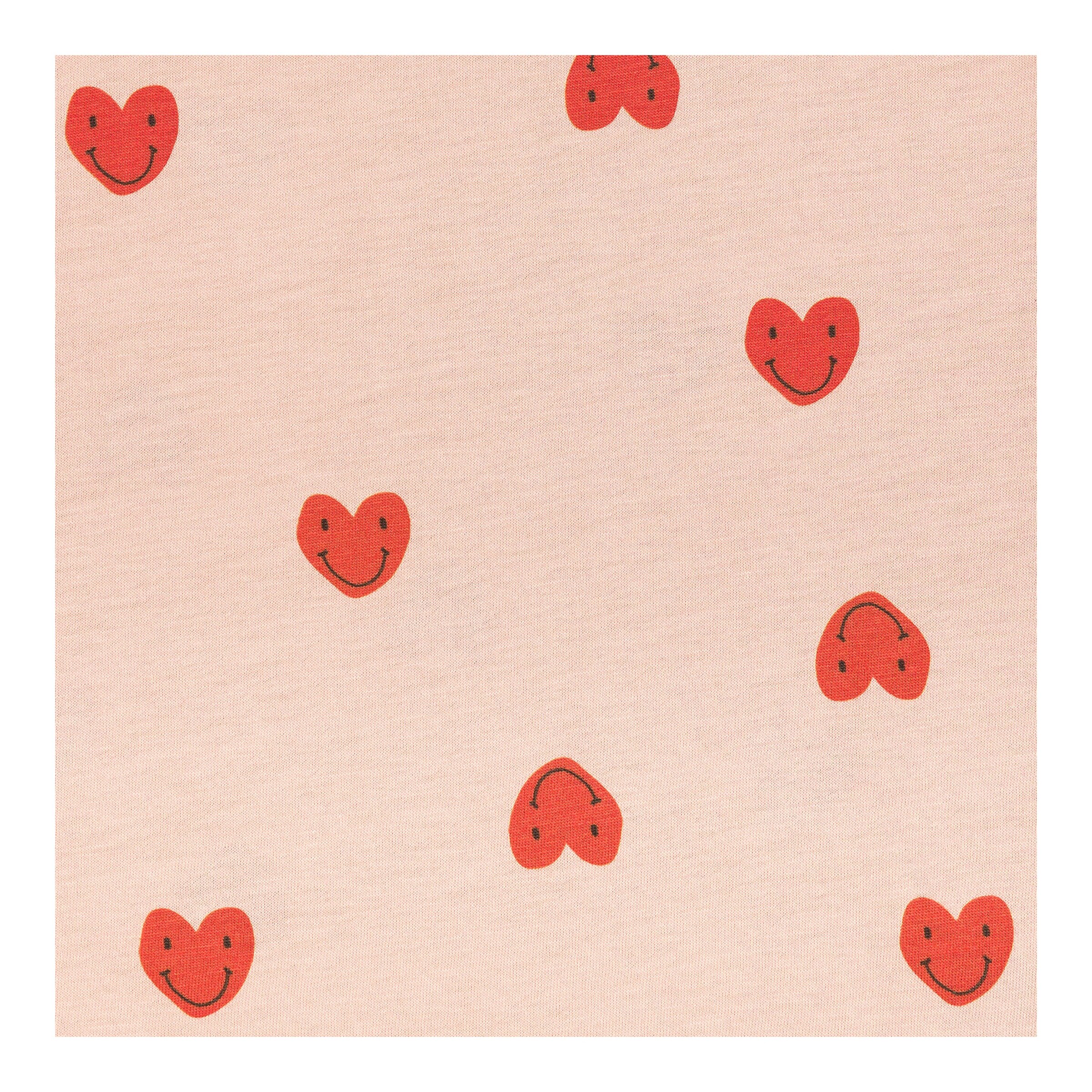 Lässig Overall Herzen rosa/rot