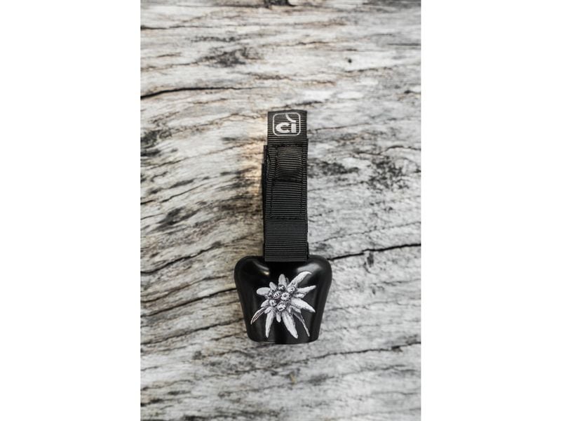 Incirca Glocke Cowbell mit Edelweiss Alpine Klingel für individuellen Stil