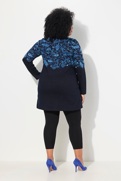 Longshirt, A-Linie, Carree-Ausschnitt, Langarm