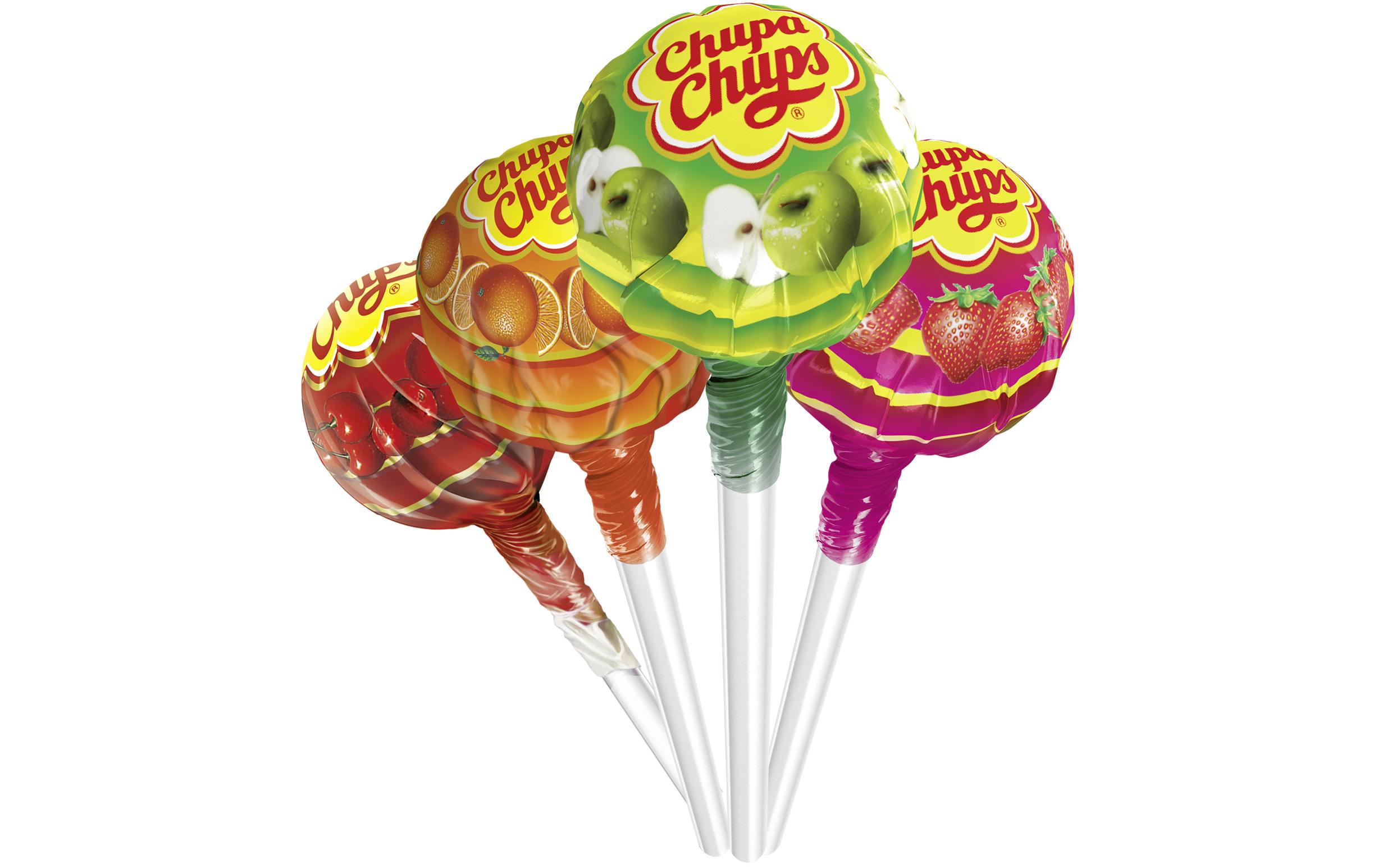 Lollipop Frucht 100 StückSüsse Lollis in fruchtigen Geschmacksrichtungen