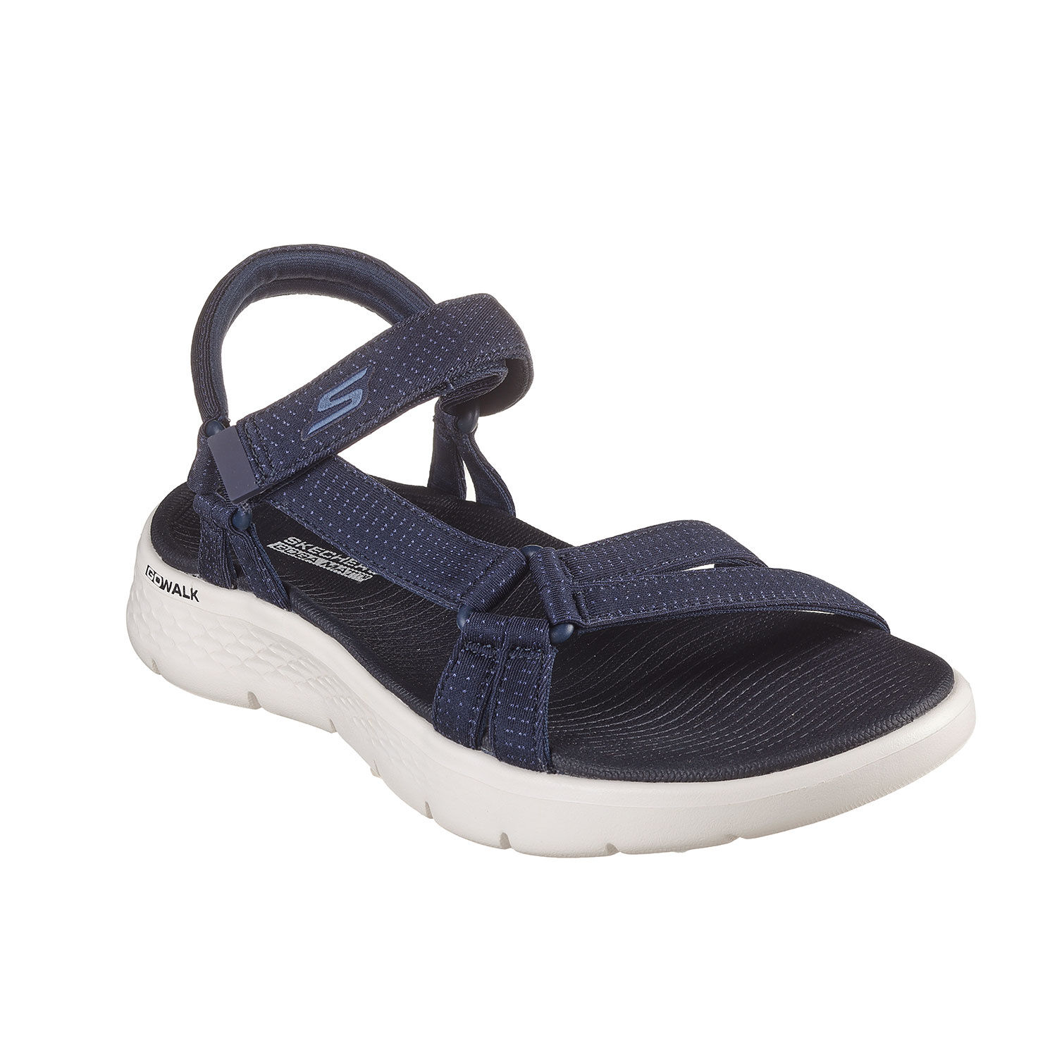 SKECHERS GO WALK Sandale aus weichem Textil
