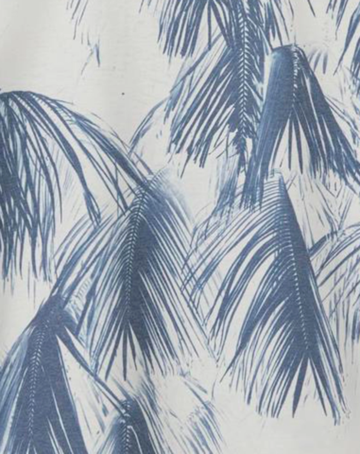 T-Shirt NKMFILES PALM LEAVES in jet stream