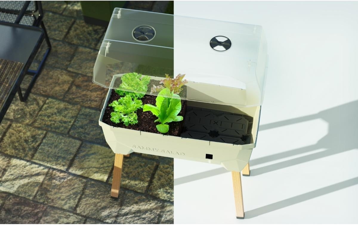 Gusta Garden Hochbeet »SAMMY SALAD hellgrau«