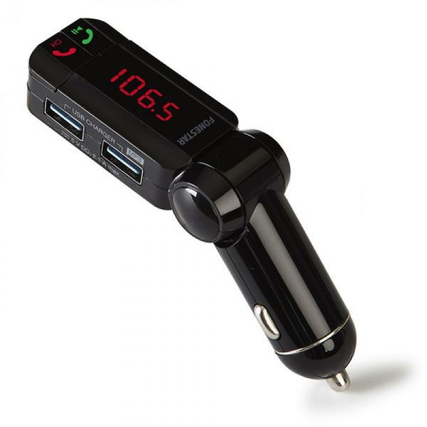 Fonestar Transmissor Auto LCD FM c/ MP3-2x USB-AUX OUT-Bluetooth - TL-3UB