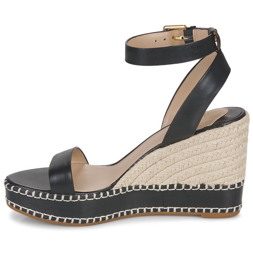 Lauren Ralph Lauren - HILARIE-ESPADRILLES-WEDGE Negro