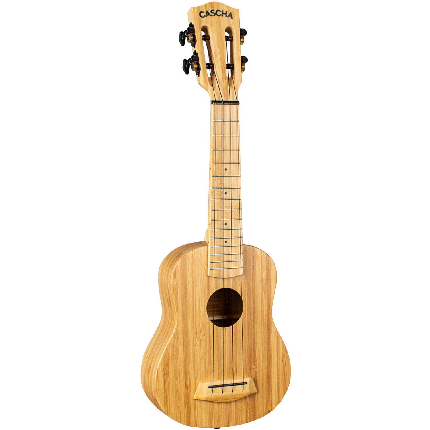 Cascha HH 2312 Bamboo Natural sopraan ukelele set