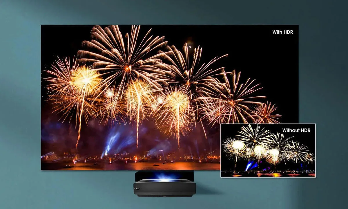 Hisense 100L5HD Laser TV Vidéoprojecteurs ultra courte focale