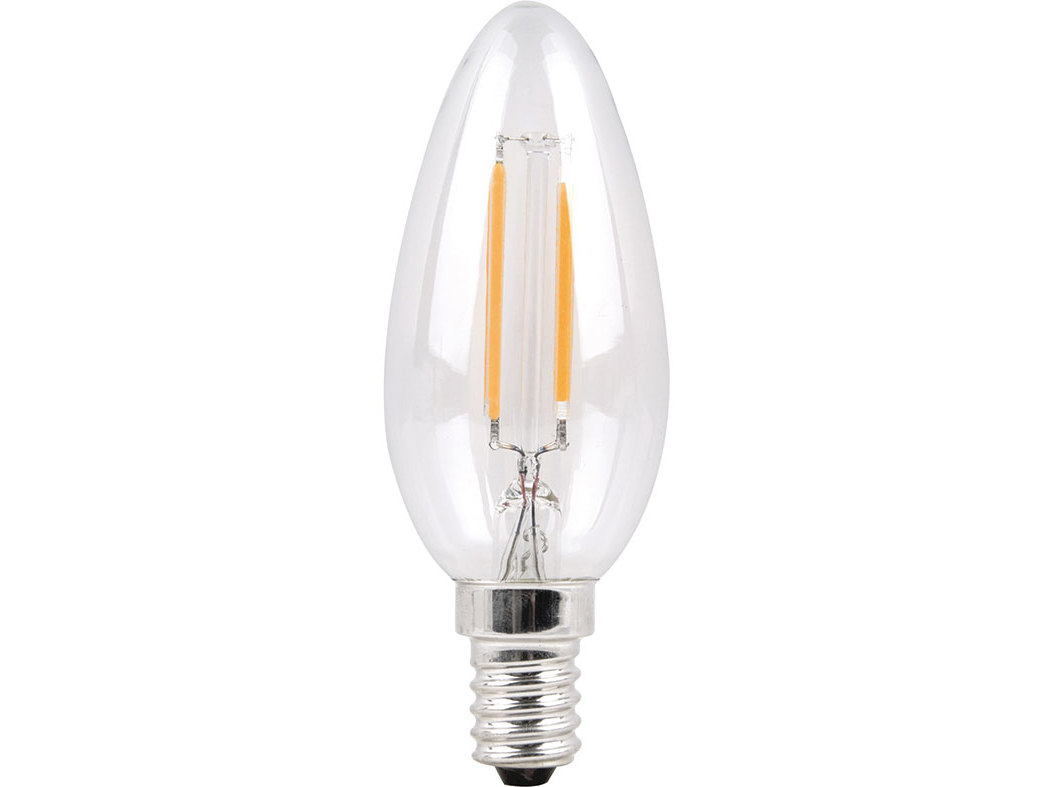 LÂMPADA LED VELA AUCHAN E14 25W LUZ AMARELA