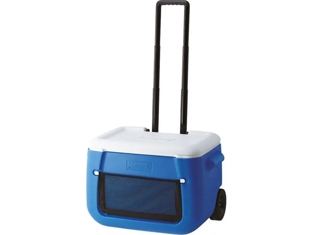 Coleman 2000036081, Blå, Hvid, Polypropylen (PP), Polyurethan (PU), 2 hjul, Sort, 46 L