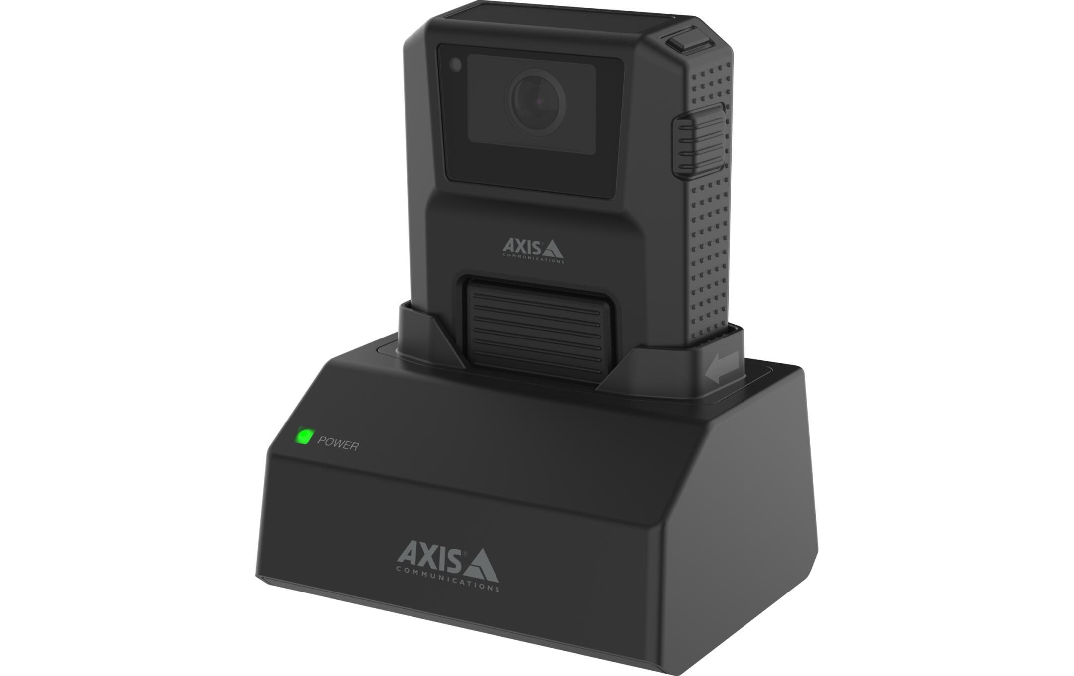Ladestation W700 Mk II Docking 1 Einschub<br>Dockingstation mit 1 Einschub für Bodycams von Axis