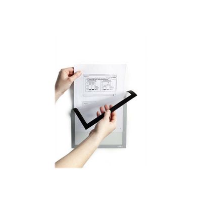 Durable Duraframe Magnetic - 5 Cadres d'affichage magnétiques - A4 - argent - pour surfaces métalliques