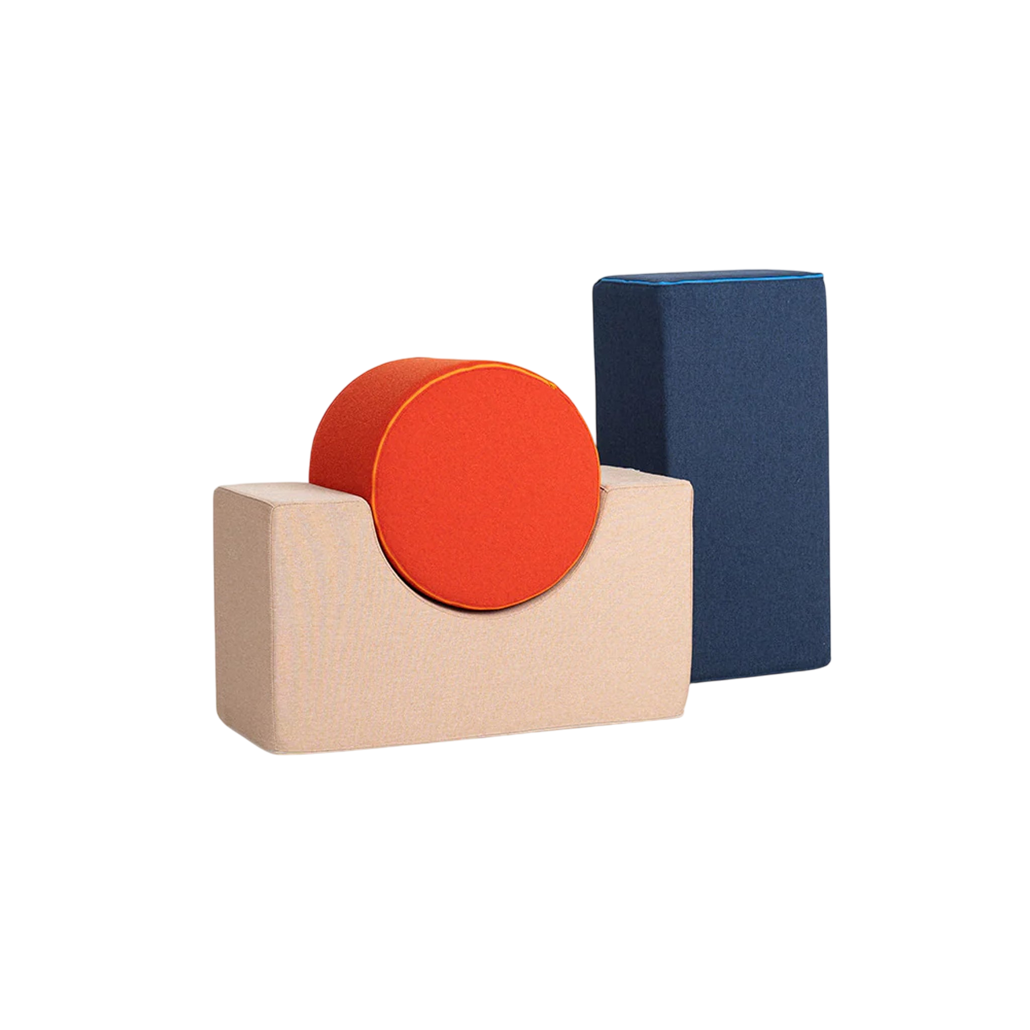 Softbausteine Set Remmi Demmi   Halli Sand / Pumkin Red / Midnight
