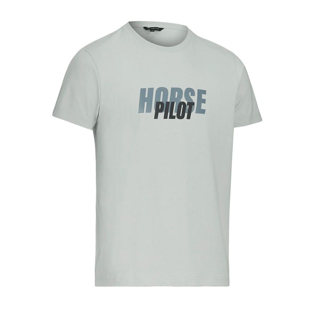 Horse Pilot TEAM - Tee-shirt Homme light grey