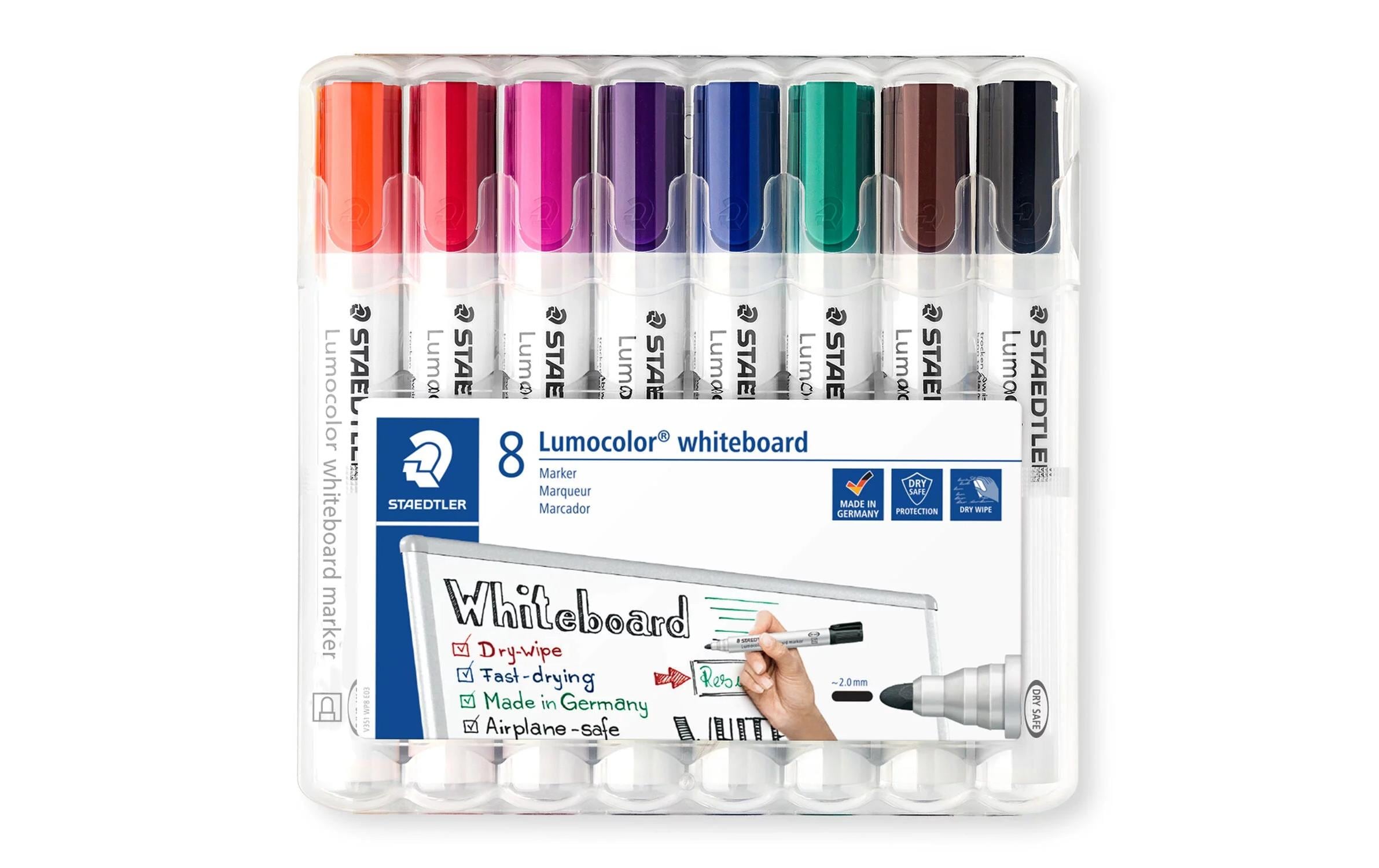 Lumocolor 351 8er-Set, RundspitzeMarker für Whiteboards